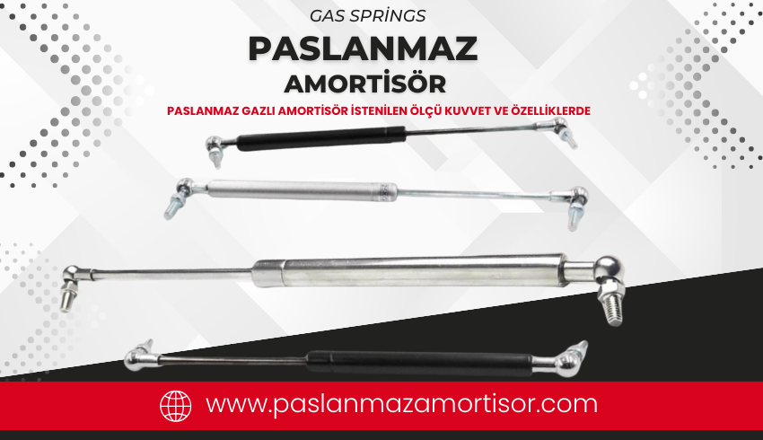 304 Paslanmaz Gazlı Amortisör