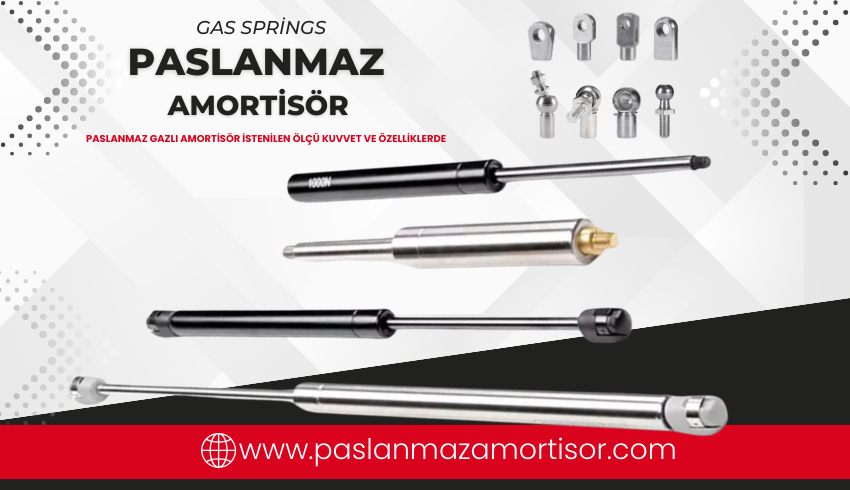 Gıda Sektörü İçin Paslanmaz Gazlı Amortisörler 