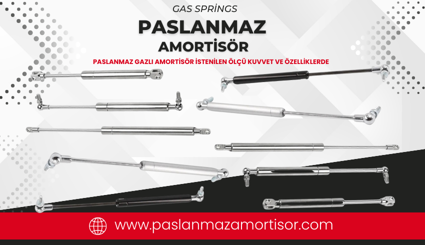 316 Paslanmaz Gazlı Amortisör
